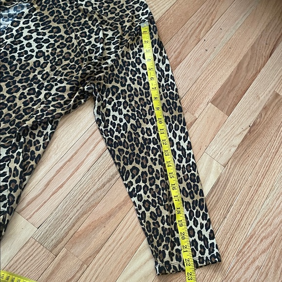 Nina Leonard Cardigan Womens 2X Brown Black Animal Print Stretch Layering Piece - Picture 7 of 9